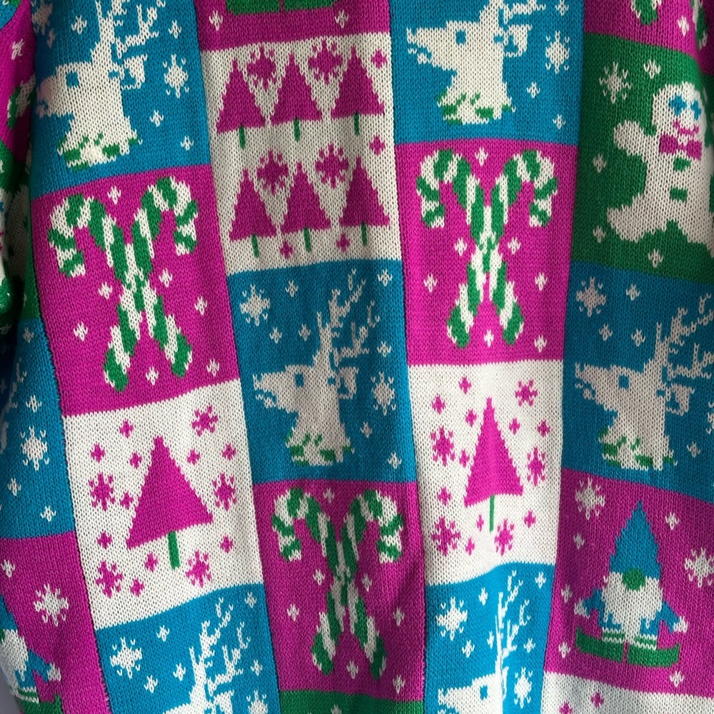 Party Sweater Ugly Christmas Festive Design SZ 2XL - Picture 9 of 14
